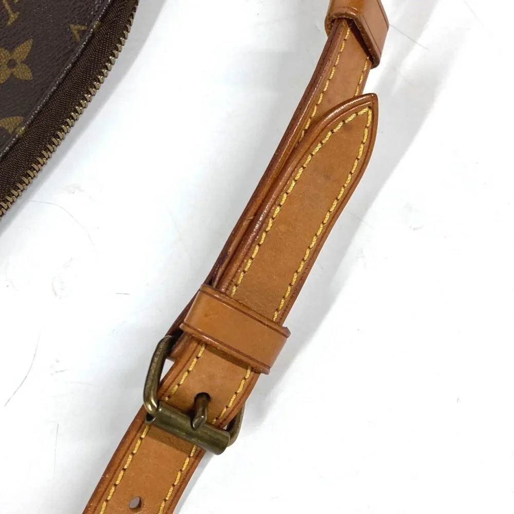 LOUIS VUITTON Brown Monogram Canvas Shoulder Bag